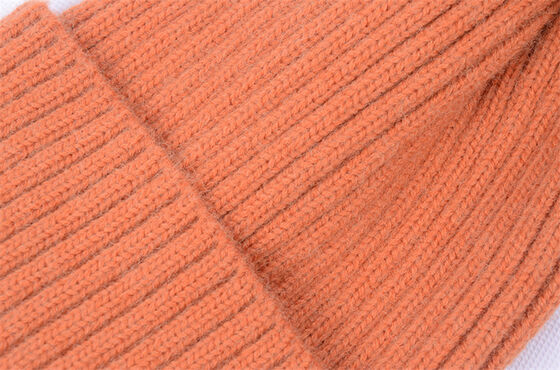 Chapeau d'hiver chaud tricoté pour les femmes occasionnel massif rayé calottes chapeaux de ski enfants Floppy fourrure pompom bonnet