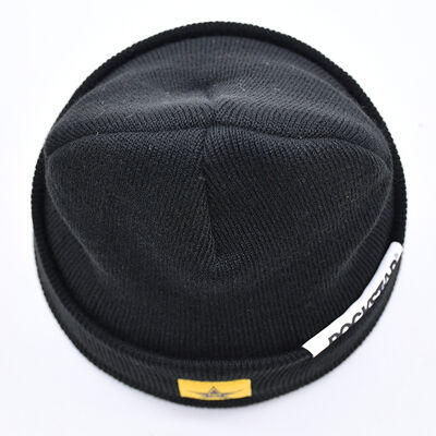 Designer Streetwear Logo personnalisé Pêcheur d'hiver Gorras Black Beanies Chapeaux avec logo personnalisé Broderie