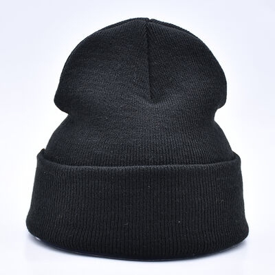 Designer Streetwear Logo personnalisé Pêcheur d'hiver Gorras Black Beanies Chapeaux avec logo personnalisé Broderie