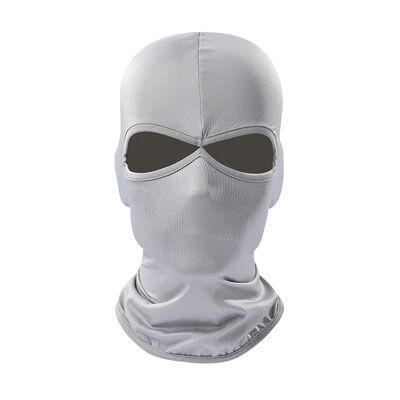 Logo de broderie de conception personnalisée Balaclava 2 trous Plein visage Masque de ski tricoté Bonnet,masque de ski de bonnet