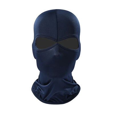 Logo de broderie de conception personnalisée Balaclava 2 trous Plein visage Masque de ski tricoté Bonnet,masque de ski de bonnet