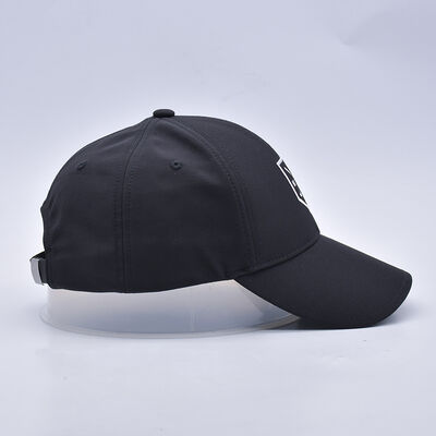 Casquette de baseball 6 panneaux, panneau avant structuré, 6 œillets, tissu souple, sangle réglable, adaptée aux activités et événements en plein air