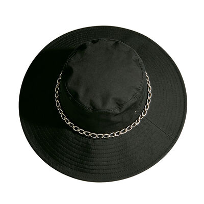Chapeau bob de pêcheur à large bord 100% coton avec logo personnalisé pour la protection solaire en extérieur