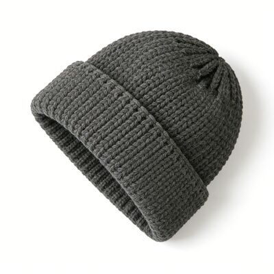 Logo personnalisé Unisexe bonnet tricoté avec acrylique de haute qualité pour la chaleur et le style hivernal