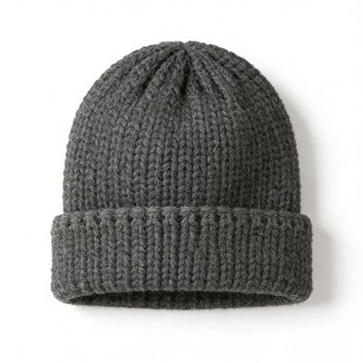 Logo personnalisé Unisexe bonnet tricoté avec acrylique de haute qualité pour la chaleur et le style hivernal