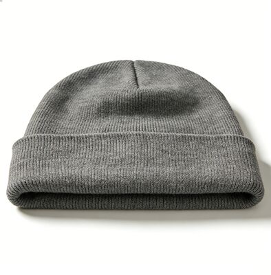 Options de conception personnalisées Chapeau à bonnet mérino léger et respirant pour l'hiver et la marque d'entreprise