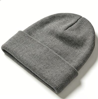 Options de conception personnalisées Chapeau à bonnet mérino léger et respirant pour l'hiver et la marque d'entreprise