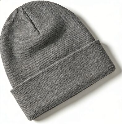 Options de conception personnalisées Chapeau à bonnet mérino léger et respirant pour l'hiver et la marque d'entreprise