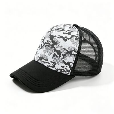 Capuchon de camionneur de haut profil réglable snapback conception de maille respirante parfaite pour toutes les saisons activités extérieures et intérieures