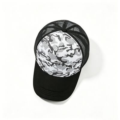 Capuchon de camionneur de haut profil réglable snapback conception de maille respirante parfaite pour toutes les saisons activités extérieures et intérieures