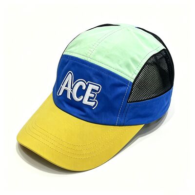 Unisex camper cap featuring hook and loop strap closure breathable adjustable headwear perfect for camping hiking and outdoor