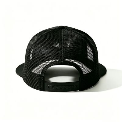 Logo d'impression à écran 5 Panneau Trucker Cap Unisexe Confortable Idéal pour toutes les saisons Coupe de tête légère réglable