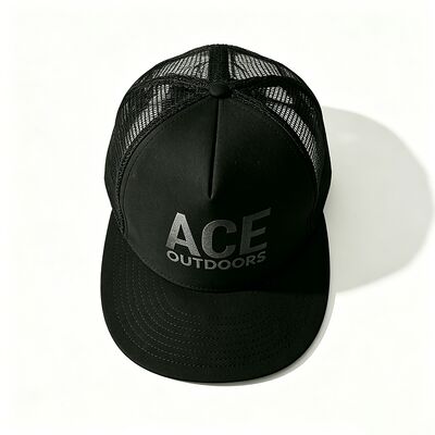 Logo d'impression à écran 5 Panneau Trucker Cap Unisexe Confortable Idéal pour toutes les saisons Coupe de tête légère réglable