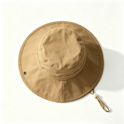 Chapeau à seau de pêche recyclé en tissu polyester 100% léger, respirant, confortable, protection solaire extérieure