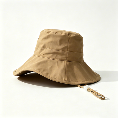 Chapeau à seau de pêche recyclé en tissu polyester 100% léger, respirant, confortable, protection solaire extérieure