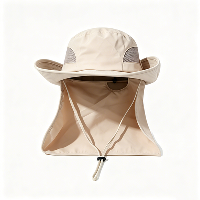 Chapeau de pêcheur durable avec tissu 100 % polyester recyclé et doublure 100 % polyester, idéal pour l'extérieur.
