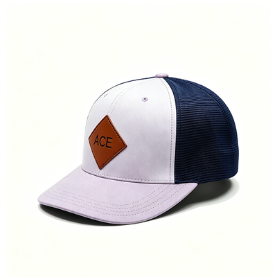 6 Panneau Cap de camionneur avec bande de sueur en coton Fermeture en plastique et forme conçue pour le confort et la durabilité