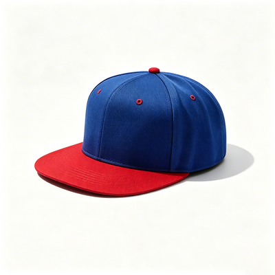 Chapeaux en coton à bord plat avec un logo personnalisé avec un tissu durable Idéal pour la mode urbaine Événements sportifs et occasionnels
