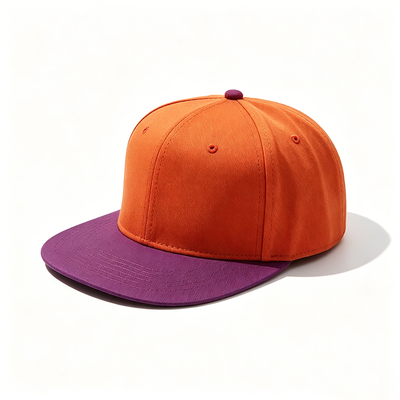 Chapeaux en coton à bord plat avec un logo personnalisé avec un tissu durable Idéal pour la mode urbaine Événements sportifs et occasionnels