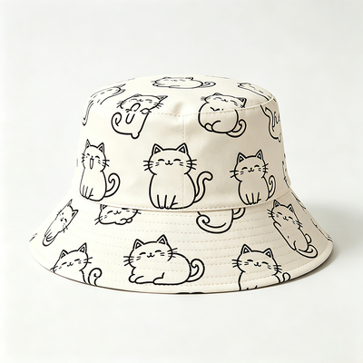 Chapeau de pêche en coton Groupe d'As Adulte Léger Durable Respirant Protection solaire Chapeau de plein air Idéal pour la pêche