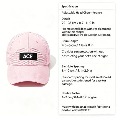 50 grammes de coton Cute Pet Hat Design polyvalent Compatible Various Outfits et personnalités d'animaux de compagnie cadeau parfait