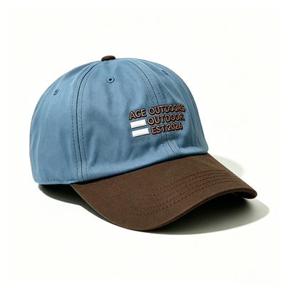 Chapeau de papa de sport avec 100% coton Twill réglable boucle de fermeture métallique et conception légère respirante
