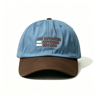 Chapeau de papa de sport avec 100% coton Twill réglable boucle de fermeture métallique et conception légère respirante