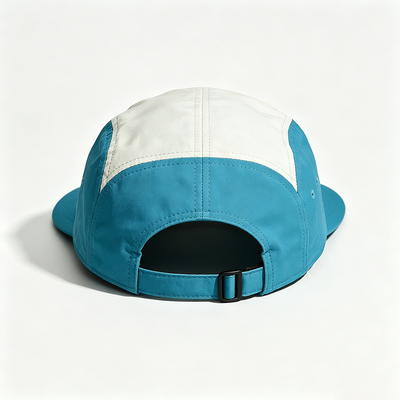 Chapeau de camping-car à 5 panneaux avec bandeau de sport en maille à bord plat, taille unique pour les activités de plein air