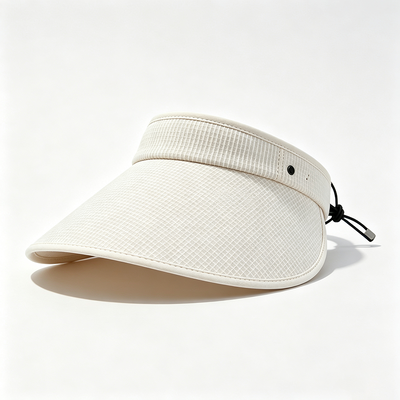 Coupe de visière solaire réglable offrant une largeur et une longueur de visière de 7,5 pouces Idéal pour la protection solaire pendant les séances d'entraînement en plein air