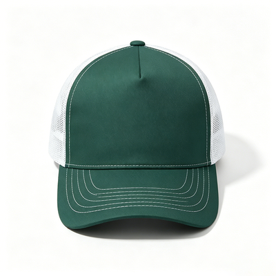 Offert par OEM 5 panneaux Trucker Cap Durable 5 panneaux Design Mesh Back Trucker Cap Idéal pour les occasions occasionnelles et les événements d'entreprise