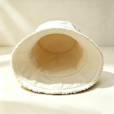 Chapeau de pêcheur à large bord avec logo personnalisé, chapeau de pêcheur en coton, idéal pour la protection solaire pendant les activités de plein air
