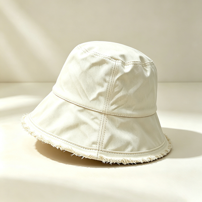 Chapeau de pêcheur à large bord avec logo personnalisé, chapeau de pêcheur en coton, idéal pour la protection solaire pendant les activités de plein air