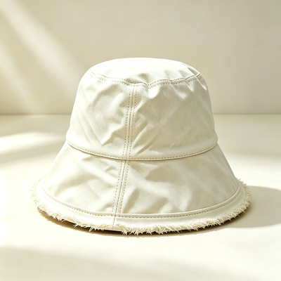 Chapeau de pêcheur à large bord avec logo personnalisé, chapeau de pêcheur en coton, idéal pour la protection solaire pendant les activités de plein air