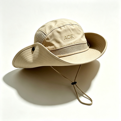 Chapeau Bob Léger et Respirant pour l'Extérieur avec Large Bord pour la Protection Solaire, Idéal pour la Randonnée, le Camping et la Pêche
