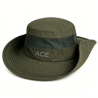 UPF 50 Chapeau tactique militaire à 3 " large bord et mélange coton/polyester pour les aventures en plein air