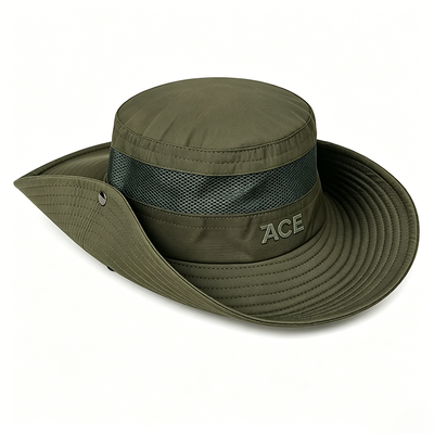 UPF 50 Chapeau tactique militaire à 3 " large bord et mélange coton/polyester pour les aventures en plein air