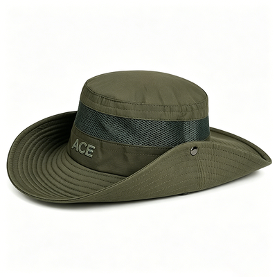UPF 50 Chapeau tactique militaire à 3 " large bord et mélange coton/polyester pour les aventures en plein air