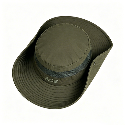 UPF 50 Chapeau tactique militaire à 3 " large bord et mélange coton/polyester pour les aventures en plein air