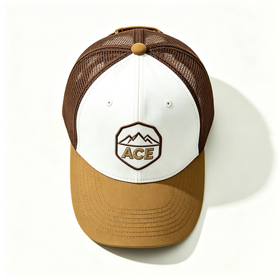 6 Panneau Trucker Mesh Cap Respirable Léger Ajustable Snapback Bon choix pour le travail en plein air et les sorties occasionnelles