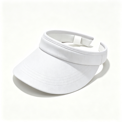 Casquette de visière solaire sérigraphiée, sangle réglable, bord incurvé, excellent choix pour les cadeaux d'entreprise et les événements