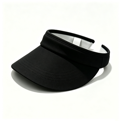 Casquette de visière solaire sérigraphiée, sangle réglable, bord incurvé, excellent choix pour les cadeaux d'entreprise et les événements