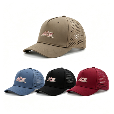 Casquette de baseball unisexe à 6 panneaux avec 6 œillets, design léger et respirant, idéale pour le sport, le style décontracté et le quotidien