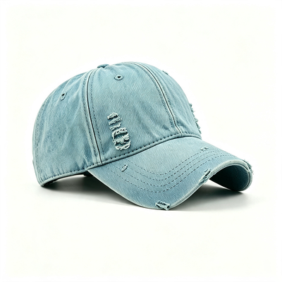 Chapeaux de sport 100% coton avec ceinture réglable et broderie plate pour un ajustement confortable