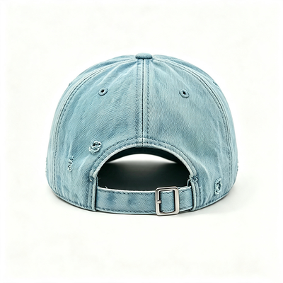 Chapeaux de sport 100% coton avec ceinture réglable et broderie plate pour un ajustement confortable