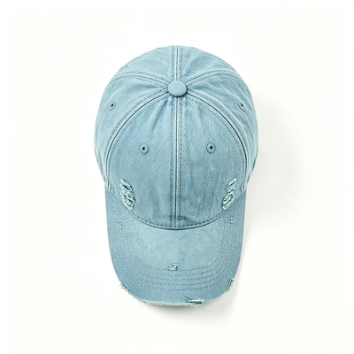 Chapeaux de sport 100% coton avec ceinture réglable et broderie plate pour un ajustement confortable