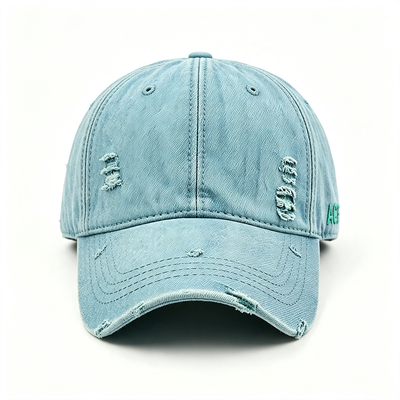 Chapeaux de sport 100% coton avec ceinture réglable et broderie plate pour un ajustement confortable