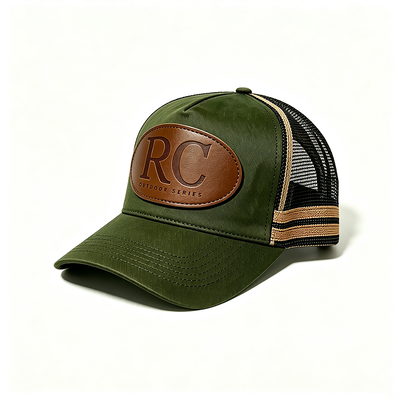Casquette trucker à 6 panneaux avec dos en maille respirante, fermeture à pression réglable, idéale pour les événements et les uniformes