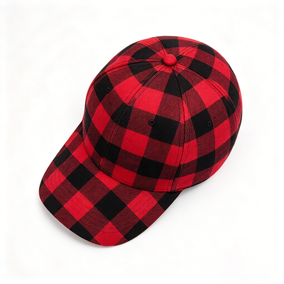 Hook Loop Closure Six Panel Baseball Cap Durable Comfortable Sports Hat Suitable for Outdoor Activities and Team Events