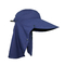 Chapeau extérieur souple de Boonie de protection UV de bleu marine pour augmenter le type simple