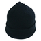 Gris solide de noir de chapeau de calotte de crochet de laine de Knit de chapeaux surdimensionnés mous femelles de calotte